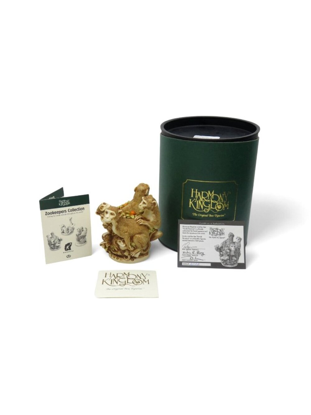 Harmony Kingdom Family Reunion Monkey Trinket Boxed with COA
